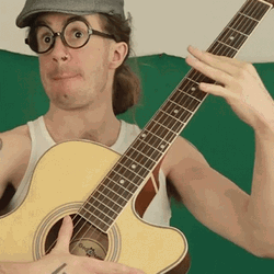 Guitar Playing Of Bradley Hall GIF