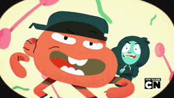 Gumball And Foe Singing Out  GIF
