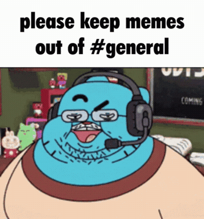 Gumball From Amazing World Wearing Headset GIF