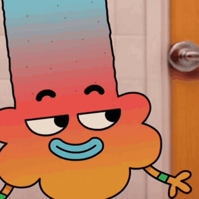 Gumball From The Amazing World Of Gumball Is Shown With A Very Angry Face GIF