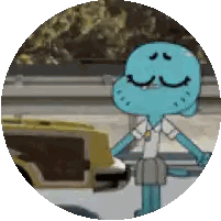 Gumball In A Circle Sticker