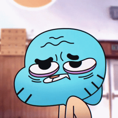 Gumball Sad Face GIF