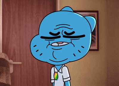 Gumball Sad Face GIF
