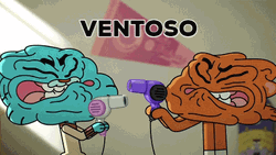 Gumball Ventoso And Darwin Watterson  GIF