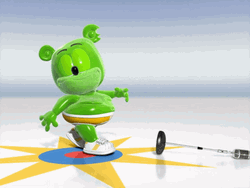 Gummy Bear Got Hit GIF