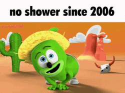 Gummy Bear No Shower Since 2006 GIF