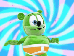 Gummy Bear Spiral Background GIF