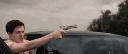 Gun Shooting Car Scene Fight GIF