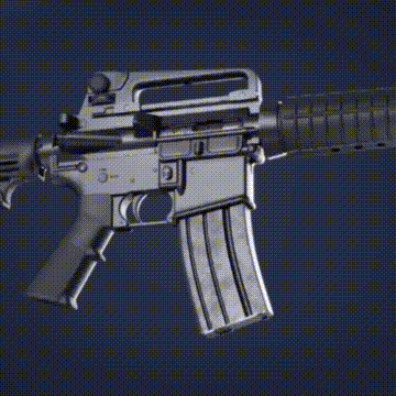 Gun With Red Stripe
