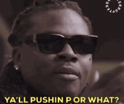 Gunna Glitching Through Time Poster GIF