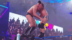 Gunther Drop From Top Rope GIF