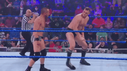 Gunther Slapping Opponent GIF