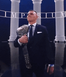 Gunther Walking With Belt GIF