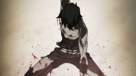 Gurren Lagann Anti Spiral Anime GIF