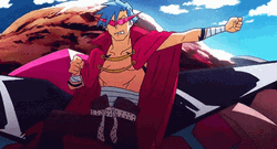 Gurren Lagann Kamina Cool Anime GIF