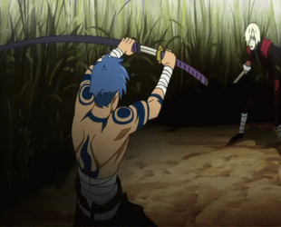 Gurren Lagann Kamina Long Sword Anime GIF