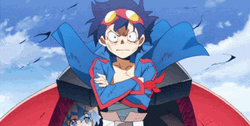 Gurren Lagann Simon The Digger Bro Anime GIF