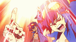 Gurren Lagann Simon The Digger Powerful Anime GIF