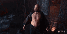 Gustaf Skarsgård Standing On Storm GIF