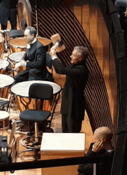 Gustav Mahler Holding Hammer GIF