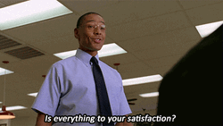 Gustavo Fring Is Everything To Your Satisfaction GIF