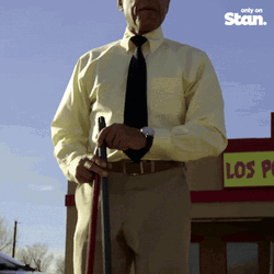 Gustavo Fring Looking At His Watch GIF