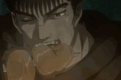 Guts Berserk Fast Chewing GIF
