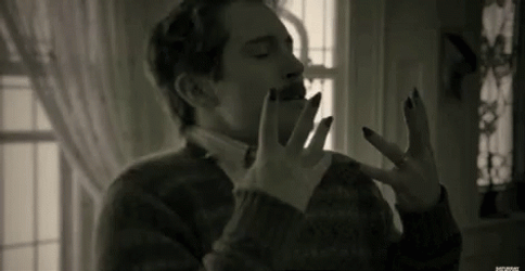 Guy Adele Hello Feeling His Finger GIF