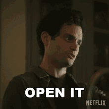 Guy Asking To Open It GIF