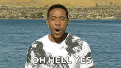 Guy At The Lake Oh Yes GIF