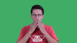 Guy Blowing & Sending Kisses GIF