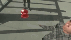 Guy Catching Yo Yo In The Air GIF