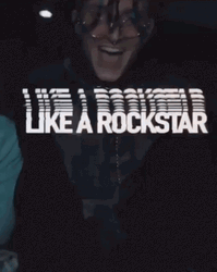 Guy Chillin Like A Rockstar GIF