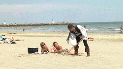 Guy Digging For Treasure GIF