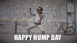 Guy Doing Crazy Hump Day Dance GIF