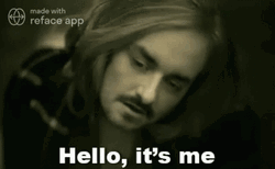 Guy Doing Parody Adele Hello It's Me GIF