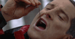 Guy Eating Worm GIF
