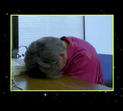 Guy Fall Asleep On The Table GIF