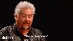 Guy Fieri That Guy Look Shady GIF