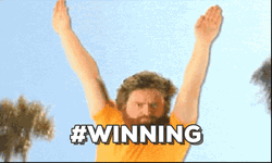 Guy Flying High Win GIF