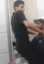 Guy Funny Lap Dance Head Smack  GIF