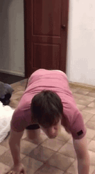 Guy Gorilla Crawling GIF