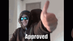 Guy In Hoodie Approved GIF