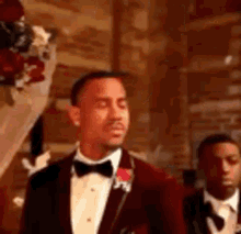 Guy In Tears Of Joy In His Wedding GIF