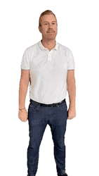 Guy In White Shirt Booo GIF