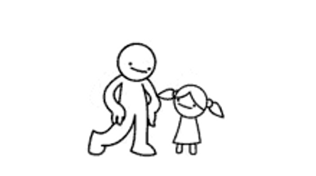 Guy Kicks Girl Animation GIF