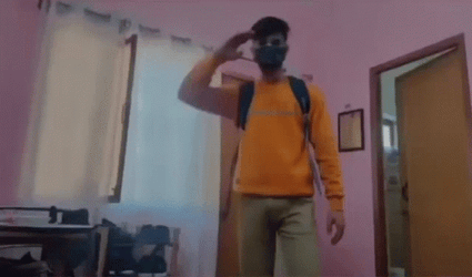Guy Leaving Salute Meme GIF
