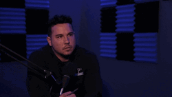 Guy On Microphone Burp While On Air GIF