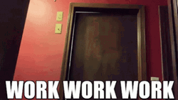 Guy Passing By Work Work Work  GIF