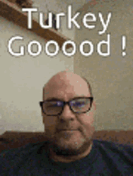 Guy Saying Turkey Good